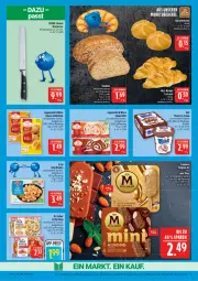 Gazetka promocyjna Marktkauf - Prospekt - Gazetka - ważna od 30.08 do 30.08.2025 - strona 21 - produkty: aktionspreis, Becher, brot, caramel, chia, coppenrath, deka, Dr. Oetker, eis, elle, Goldstücke, Kaiser, langnese, lion, magnum, messer, monte, nuss, prawns, reis, sahne, Ti, weizenmischbrot, zott, ZTE