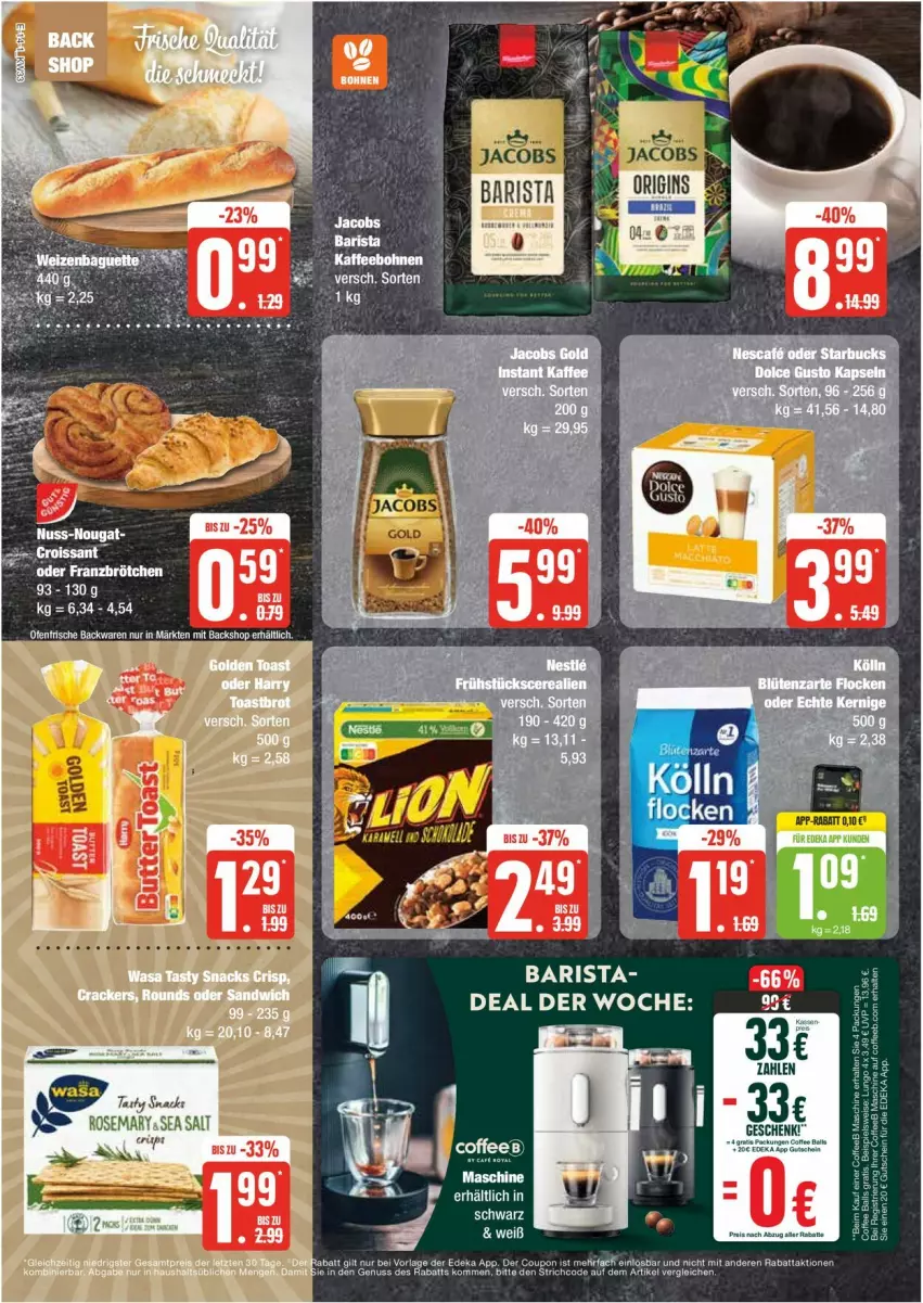 Aktueller Prospekt Edeka - Prospekte - von 12.08 bis 17.08.2024 - strona 14 - produkty: deka, eis, reis, snack, tee, Ti