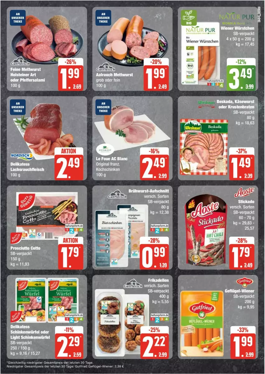 Aktueller Prospekt Edeka - Prospekte - von 12.08 bis 17.08.2024 - strona 5 - produkty: eis, Geflügel, gutfried, reis, Ti, wiener, ZTE