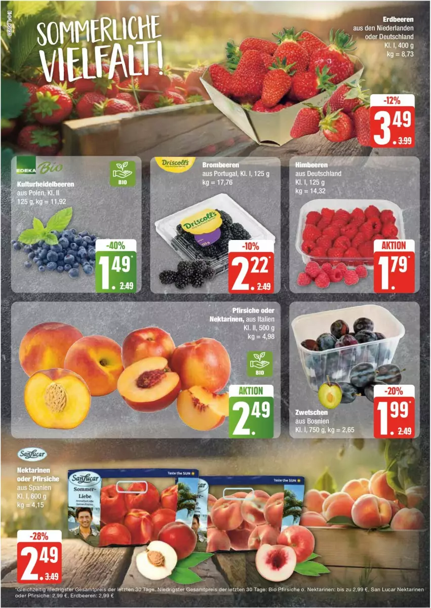 Aktueller Prospekt Edeka - Prospekte - von 12.08 bis 17.08.2024 - strona 8 - produkty: beere, beeren, erdbeere, erdbeeren