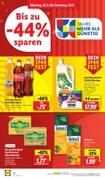 Gazetka promocyjna Lidl - Aktionsprospekt - Gazetka - ważna od 30.09 do 30.09.2023 - strona 10 - produkty: aktionspreis, ariel, ariel waschmittel, butter, coca-cola, cola, eis, fanta, gin, Hohes C, irische butter, kerrygold, Mezzo Mix, ndk, reis, Schal, Schale, sprite, Süßrahmbutter, Ti, waschmittel, ZTE