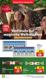 Gazetka promocyjna Lidl - Aktionsprospekt - Gazetka - ważna od 30.09 do 30.09.2023 - strona 18 - produkty: Bau, bier, brot, Edelmarzipan, eis, mac, marzipan, ndk, reis, Schal, Schale, schoko, Ti, weihnachten