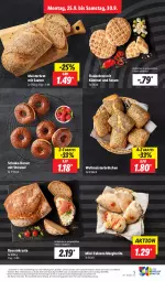 Gazetka promocyjna Lidl - Aktionsprospekt - Gazetka - ważna od 30.09 do 30.09.2023 - strona 5 - produkty: angebot, auer, Bau, Bauer, brot, brötchen, Donut, eis, elle, Fladenbrot, margherita, Meister, preisvorteil, reis, schoko, sesam, Ti, ZTE