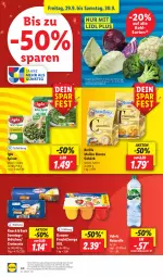Gazetka promocyjna Lidl - Aktionsprospekt - Gazetka - ważna od 30.09 do 30.09.2023 - strona 62 - produkty: aktionspreis, angebot, barilla, brötchen, coupon, Croissant, croissants, danone, danone fruchtzwerge, drucker, eis, elle, Engel, frucht, fruchtzwerge, iglo, kerze, natur, papier, preisvorteil, reis, rel, Sonntagsbrötchen, spinat, Ti, volvic, ZTE