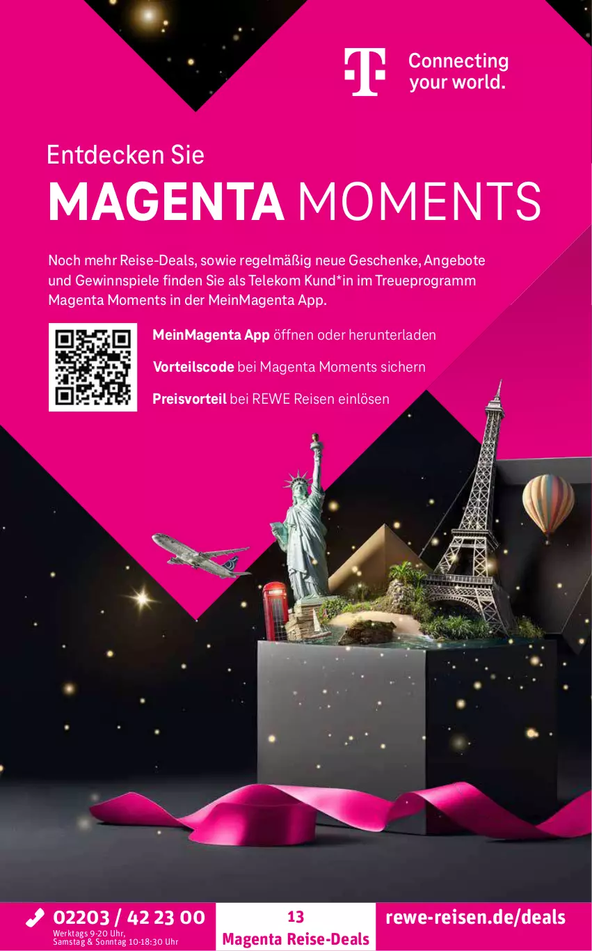 Aktueller Prospekt Rewe Reisen - Reiseprospekt - von 24.10 bis 26.12.2025 - strona 13 - produkty: angebot, angebote, decke, eis, gewinnspiel, preisvorteil, reis, Spiele, uhr