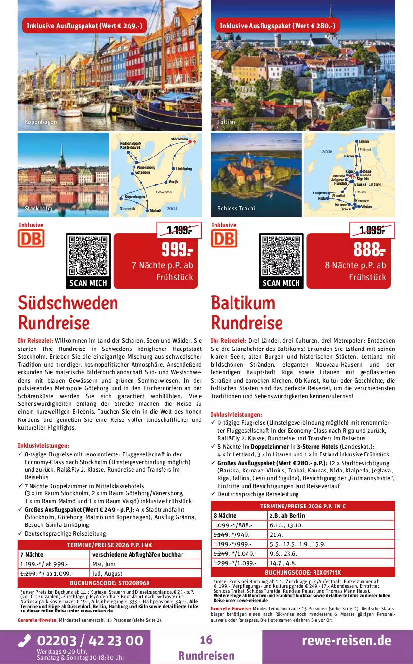 Aktueller Prospekt Rewe Reisen - Reiseprospekt - von 24.10 bis 26.12.2025 - strona 16 - produkty: axe, Bau, buch, decke, deutschsprachige reiseleitung, Diesel, eis, elle, erde, fisch, fische, Fischer, inklusivleistungen, kurtaxe, LG, mac, Metro, Persona, pflaster, reis, reiseverlauf, rel, rwe, Ti, tisch, uhr