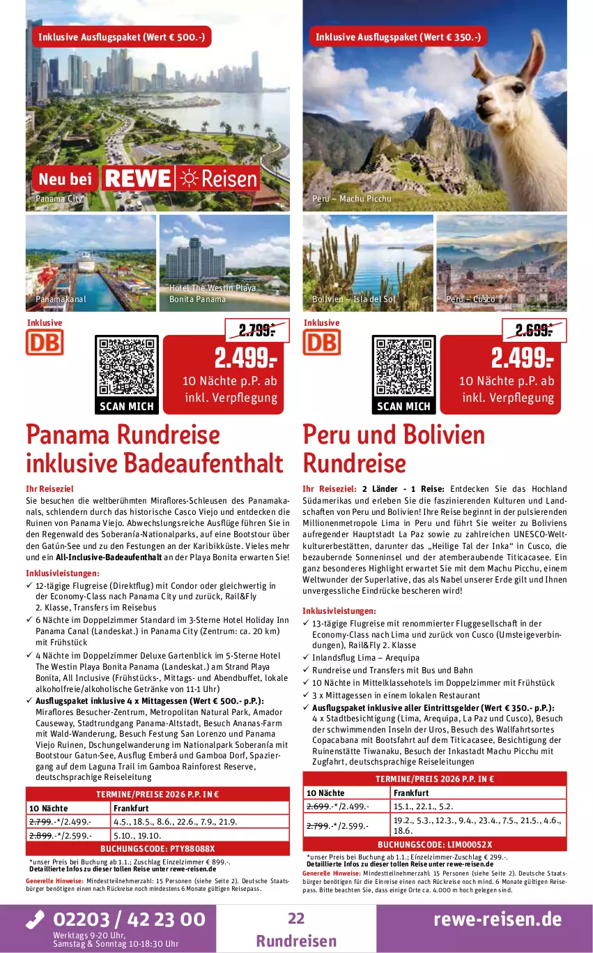 Aktueller Prospekt Rewe Reisen - Reiseprospekt - von 24.10 bis 26.12.2025 - strona 22 - produkty: alkohol, alkoholische getränke, ananas, Bad, bonita, buch, decke, deutschsprachige reiseleitung, eis, elle, erde, Garten, getränk, getränke, gin, hochland, inklusivleistungen, lion, lorenz, mac, Metro, natur, natura, perla, reis, rel, rum, Schere, Ti, uhr