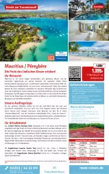Gazetka promocyjna Rewe Reisen - Reiseprospekt - Gazetka - ważna od 26.12 do 26.12.2025 - strona 10 - produkty: angebot, bett, buch, deutschsprachige reiseleitung, dusche, eis, elle, ente, erde, Garten, hama, inklusivleistungen, leine, Liege, mam, mousse, pool, reis, rel, rezept, rosen, rwe, Schal, schirme, snack, Sport, Ti, uhr, wasser, Wassersport