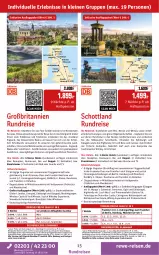 Gazetka promocyjna Rewe Reisen - Reiseprospekt - Gazetka - ważna od 26.12 do 26.12.2025 - strona 15 - produkty: Bad, bier, brita, buch, decke, deutschsprachige reiseleitung, dusche, eis, Elektro, elle, erde, gin, inklusivleistungen, leine, lenco, LG, Meister, Metro, Nordsee, pool, pril, rama, reis, rezept, ring, rwe, sac, schott, scotch, Ti, uhr, usb, Weste, whiskey, whisky, WICK, Yo