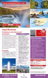 Gazetka promocyjna Rewe Reisen - Reiseprospekt - Gazetka - ważna od 26.12 do 26.12.2025 - strona 20 - produkty: aust, Bad, buch, decke, deutschsprachige reiseleitung, eis, elle, ente, erde, harman, hella, Heu, inklusivleistungen, natur, naturland, reis, reiseverlauf, rel, rezept, Ti, tisch, uhr, wasser