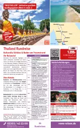 Gazetka promocyjna Rewe Reisen - Reiseprospekt - Gazetka - ważna od 26.12 do 26.12.2025 - strona 26 - produkty: Bad, binden, blume, blumen, buch, Buddha, chia, Cif, decke, deutschsprachige reiseleitung, dusche, eis, Elefant, elle, ente, inklusivleistungen, Metro, Mode, obst, papier, pool, reis, reiseverlauf, rel, rwe, Ti, uhr
