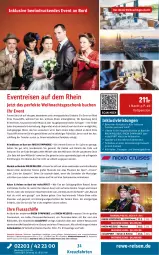 Gazetka promocyjna Rewe Reisen - Reiseprospekt - Gazetka - ważna od 26.12 do 26.12.2025 - strona 31 - produkty: buch, dusche, eis, elle, erde, fanta, fisch, fische, Fischer, inklusivleistungen, Kaiser, kreuzfahrten, LG, lion, Mode, Persona, rama, reis, rel, rum, rwe, teller, Ti, uhr, weck, wellnessbereich