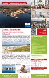 Gazetka promocyjna Rewe Reisen - Reiseprospekt - Gazetka - ważna od 26.12 do 26.12.2025 - strona 35 - produkty: aqua, axe, Bad, bett, bettwäsche, bio, buch, dusche, eis, geschirr, getränk, getränke, handtücher, inklusivleistungen, Kinder, kosmetik, küche, kurtaxe, leine, LG, Liege, Lübecker, natur, pool, reifen, Reinigung, reis, SANTE, schlafsofa, schlafzimmer, Sofa, Sport, Ti, tisch, tücher, uhr, wellnessbereich