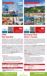 Gazetka promocyjna Rewe Reisen - Reiseprospekt - Gazetka - ważna od 26.12 do 26.12.2025 - strona 37 - produkty: auer, axe, Bad, Bademantel, Bank, bier, bierspezialitäten, Brei, brunnen, buch, burger, decke, dusche, eis, elle, ente, flasche, getränk, gin, inklusivleistungen, innenpool, küche, Küchen, kurtaxe, leine, mab, Mantel, pool, rama, reis, rezept, rwe, salz, Spezi, stube, teller, Ti, uhr, wein, wellnessbereich, Weste, ZTE