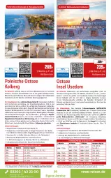 Gazetka promocyjna Rewe Reisen - Reiseprospekt - Gazetka - ważna od 26.12 do 26.12.2025 - strona 39 - produkty: auer, axe, Bad, Bademantel, binden, buch, dusche, eis, elle, fisch, fische, Fischer, getränk, gutschein, hering, Herings, inklusivleistungen, innenpool, kaffee, Kaiser, Kinder, kosmetik, küche, Küchen, kuchen, kühlschrank, kurtaxe, LG, Mantel, Pommersche, pool, rama, reis, ring, rum, Schere, Schrank, Sport, Ti, uhr, usb, wellnessbereich, Whirlpool
