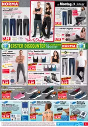 Gazetka promocyjna Norma - Norma - Gazetka - ważna od 31.01 do 31.01.2022 - strona 3 - produkty: auer, batterie, batterien, Bau, Bebe, body, Brei, dell, eis, Elan, Elektro, elle, ente, Fleecehose, gefu, gin, hose, Laufschuhe, leggings, mac, Mode, ndk, reis, Sabots, schuhe, sneaker, socken, Spiele, Sport, Tasche, taschen, Ti, Tiere, Tipi, wasser