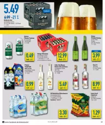 Gazetka promocyjna Diska - Prospekte - Gazetka - ważna od 14.05 do 14.05.2022 - strona 12 - produkty: Alwa, bier, chips, chipsfrisch, eis, erdinger, flasche, funny-frisch, getränk, Hefe, hefeweizen, holsten, ice tea, krone, mineralwasser, natürliches mineralwasser, pfanne, Pfanner, pils, pilsener, reis, riesling, tee, wasser