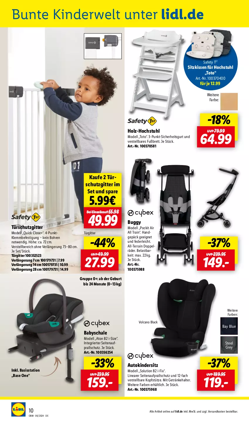 Aktueller Prospekt Lidl - Aktuelle Onlineshop-Highlights - von 01.06 bis 30.06.2024 - strona 10 - produkty: auto, Buggy, dell, getränk, getränke, getränkehalter, Holz, Kinder, Kindersitz, kissen, kopfstütze, lack, Mode, ndk, rwe, Schal, Schale, sitzkissen, stuhl, tee, Ti