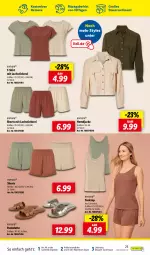 Gazetka promocyjna Lidl - Aktuelle Onlineshop-Highlights - Gazetka - ważna od 30.06 do 30.06.2024 - strona 25 - produkty: auer, esmara, hemd, Jacke, korb, lochstickerei, pantolette, shirt, shorts, T-Shirt, tanktop, Ti