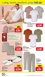 Gazetka promocyjna Lidl - Aktuelle Onlineshop-Highlights - Gazetka - ważna od 30.06 do 30.06.2024 - strona 28 - produkty: bermuda, hemd, herren poloshirt, hose, livergy, ndk, poloshirt, shirt, sneaker, Ti