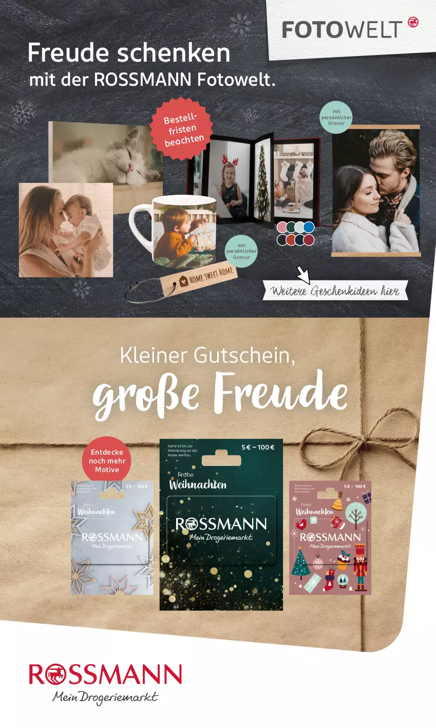 Aktueller Prospekt Rossmann - Prospekte - von 09.12 bis 13.12.2024 - strona 4 - produkty: decke, gutschein, leine, Ti