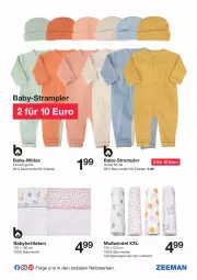 Gazetka promocyjna Zeeman - Prospekte - Gazetka - ważna od 25.02 do 25.02.2022 - strona 3 - produkty: Bau, baumwolle, bett, LG, Mullwindel, Mütze, Strampler, wolle