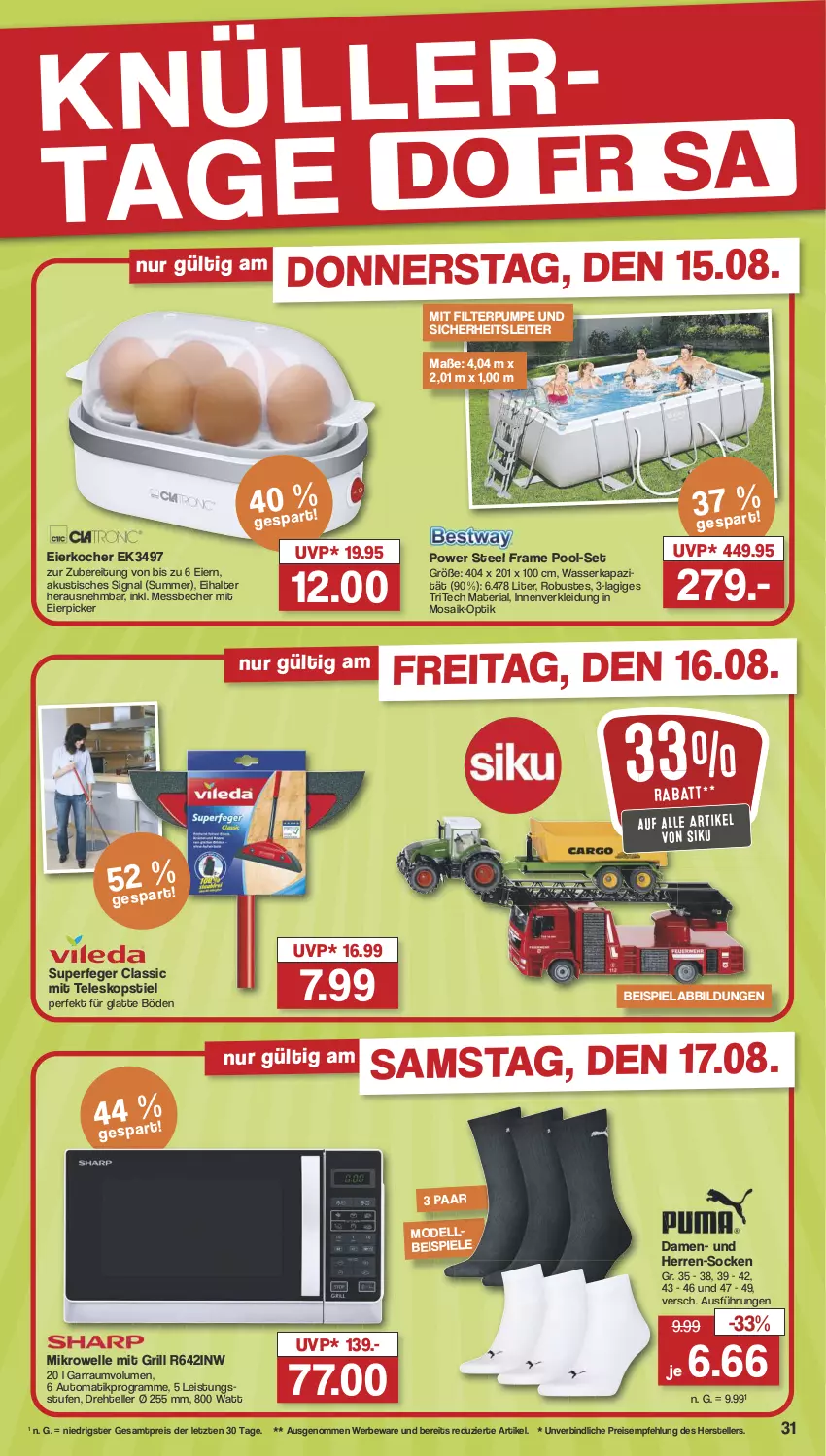 Aktueller Prospekt Famila - Prospekte - von 12.08 bis 17.08.2024 - strona 33 - produkty: auto, Becher, beispielabbildung, decke, eier, Eierkocher, Eierpicker, eis, elle, garraum, grill, herren-socken, kleid, Kleidung, Kocher, kräuter, kräutern, latte, Messbecher, mikrowelle, Mode, pool, reis, Ria, Signal, socken, tee, Teleskop, teleskopstiel, teller, Ti, tisch, wasser, ZTE