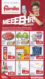 Gazetka promocyjna Famila - Prospekte - Gazetka - ważna od 17.08 do 17.08.2024 - strona 1 - produkty: almighur, almighurt, Alwa, angebot, angebote, auer, Becher, din a4, discount, ecco, ehrmann, ehrmann almighurt, eis, eisbergsalat, elle, flasche, fleisch, frucht, fruchtsecco, hackfleisch, hackfleisch gemischt, jacobs, jacobs tassimo, kopierpapier, mineralwasser, papier, pringles, reis, rind, ring, rotkäppchen, rwe, salat, schwein, sekt, sim, tassimo, teller, Ti, wasser, wein, ZTE