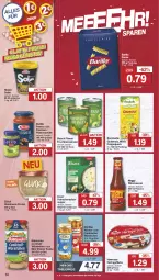 Gazetka promocyjna Famila - Prospekte - Gazetka - ważna od 17.08 do 17.08.2024 - strona 16 - produkty: barilla, Becher, beutel, böklunder, bonduelle, bonduelle goldmais, cocktail, creme, eis, elle, feinschmecker, filet, filets, flasche, frankfurter, frucht, Goldmais, haselnuss, hawesta, hering, Herings, heringsfilets, Kette, knorr, Konserven, maggi, mais, Nissin, nuss, pasta, pesto, reis, ring, sauce, saucen, suppe, Ti, wiener, würstchen, würzsauce, würzsaucen, ZTE