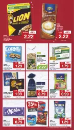 Gazetka promocyjna Famila - Prospekte - Gazetka - ważna od 17.08 do 17.08.2024 - strona 17 - produkty: beutel, bio, bonbons, Cap, cappuccino, cerealien, cin, corny, decke, eier, eis, frucht, fruchtgummi, kitkat, krüger, Lätzche, lebensmittel, lion, milka, milka schokolade, müsli, Müsliriegel, nestlé, reis, riegel, schoko, schokolade, smarties, tee, Teebeutel, Ti, ültje, veggie, ZTE