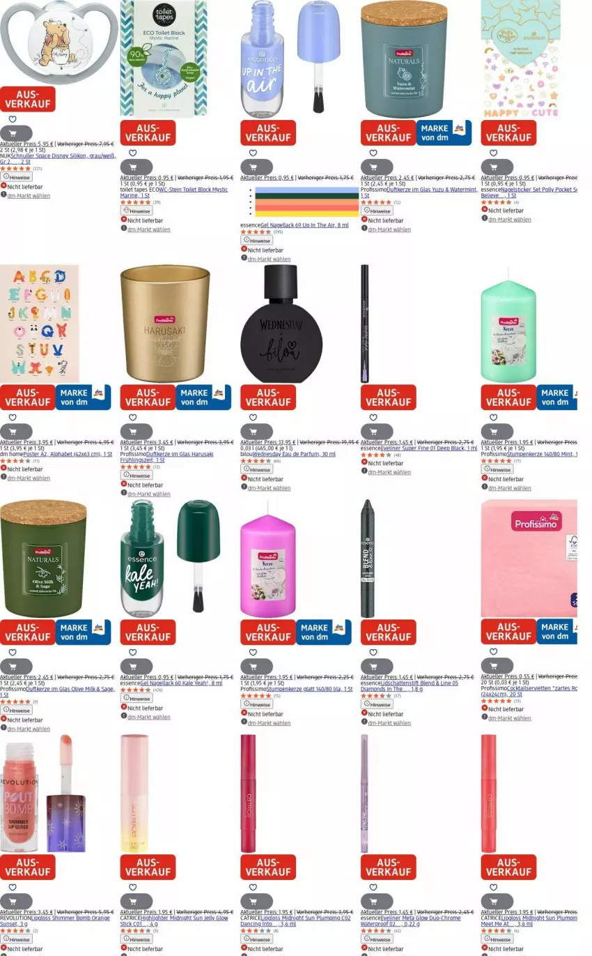 Aktueller Prospekt Dm Drogerie - Prospekte - von 01.09 bis 10.09.2025 - strona 11 - produkty: cin, disney, Duftkerze, eis, elle, Eyeliner, kerze, lack, Lipgloss, mint, Nagellack, nuk, olive, orange, Profissimo, reis, sim, Ti, uhr