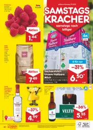 Gazetka promocyjna Netto Marken-Discount - Filial-Angebote - Gazetka - ważna od 01.10 do 01.10.2022 - strona 40 - produkty: angebot, angebote, beere, beeren, bestpreis, bohne, bohnen, caffè crema, discount, doppelkorn, eis, espresso, haltbare milch, himbeer, himbeere, himbeeren, Holz, käfer, kaffee, kaffeebohnen, korn, kracher, kräuter, lungo, marken-discount, milch, ndk, pils, pilsener, reis, ring, sac, Schal, Schale, Ti, veltins, veltins pilsener, versandkostenfrei, Wild, ZTE