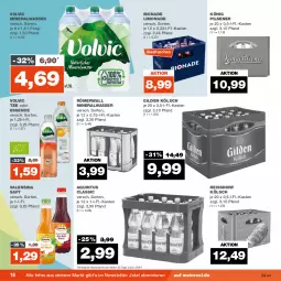 Gazetka promocyjna Real - Gazetka - ważna od 09.09 do 09.09.2023 - strona 16 - produkty: Alwa, bio, bionade, eis, flasche, glasflasche, könig pilsener, limo, limonade, mineralwasser, pils, pilsener, reis, reiss, saft, ssd, tee, Ti, valensina, volvic, wasser, ZTE