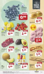 Gazetka promocyjna Combi - Prospekte - Gazetka - ważna od 04.01 do 04.01.2025 - strona 3 - produkty: angebot, angebote, avocado, avocados, baguette, beere, beeren, beutel, bio, buch, curry, Donut, eis, erdbeere, erdbeeren, flasche, galia melonen, heidelbeere, heidelbeeren, Innocent, mehl, melone, melonen, reis, säfte, Schal, Schale, Semmel, stube, tafeltrauben, telefon, Ti, trauben, weizenmehl, zitrone, zitronen, ZTE