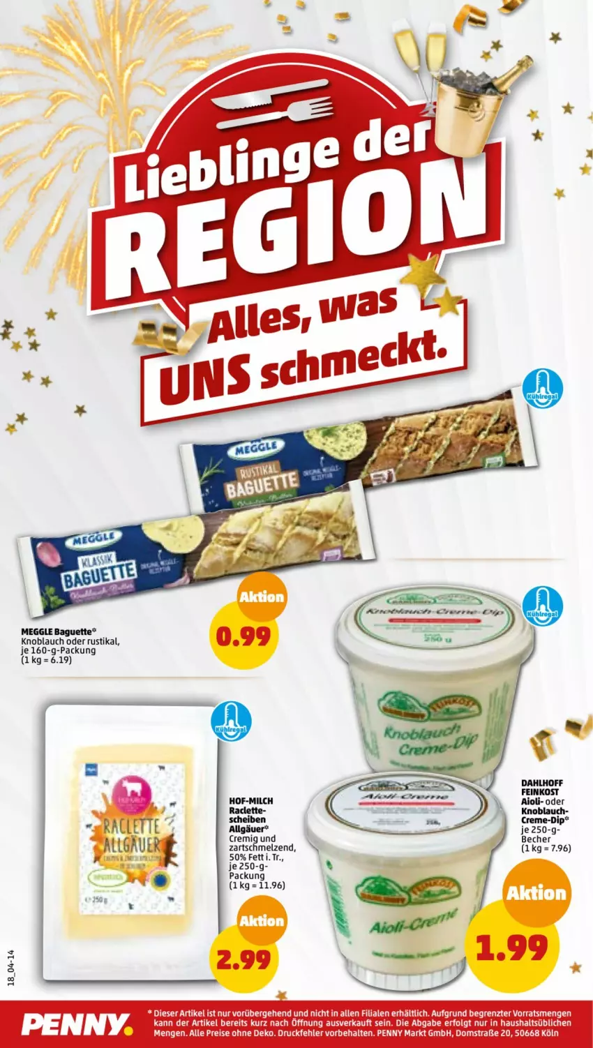 Aktueller Prospekt Penny - Prospekte - von 25.12 bis 30.12.2022 - strona 18 - produkty: aioli, Becher, creme, dip, eis, feinkost, knoblauch, LG, milch, reis, Ti, ZTE