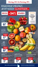 Gazetka promocyjna AldiSud - ALDI Aktuell - Gazetka - ważna od 29.01 do 29.01.2022 - strona 2 - produkty: aldi, banane, bananen, beere, beeren, bio, bio-bananen, Blutorange, eis, erdbeere, erdbeeren, kiwi, Kiwi Gold, knallerpreis, kracher, lebensmittel, natur, orange, orangen, paprika, Rauch, reis, rum, Tasche, Ti, Yo