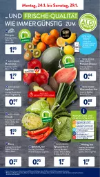 Gazetka promocyjna AldiSud - ALDI Aktuell - Gazetka - ważna od 29.01 do 29.01.2022 - strona 3 - produkty: aldi, alle artikel ohne dekoration, asti, avocado, bio, dekoration, eis, elle, erde, kiwi, leine, LG, mandarine, mandarinen, melone, natur, obst, Obst und Gemüse, paprika, paprika rot, reis, rum, Schal, Schale, spitzkohl, Spitzpaprika, Ti, und gemüse, wasser, wassermelone, Wirsing, zitrone, zitronen, ZTE