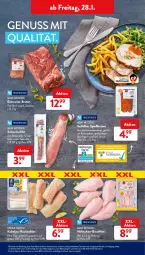 Gazetka promocyjna AldiSud - ALDI Aktuell - Gazetka - ważna od 29.01 do 29.01.2022 - strona 33 - produkty: alle artikel ohne dekoration, Bau, braten, brustfilet, dekoration, eis, entrecôte, filet, fisch, fische, Fischer, fleisch, gin, grill, hähnchen-brustfilet, mit röstzwiebeln, nuss, reis, rind, röstzwiebeln, Schere, schwein, schweine, schweinefilet, schweinenacken, senf, Speck, Ti, tisch, wein, weine, würfel, ZTE, zwiebel, zwiebeln