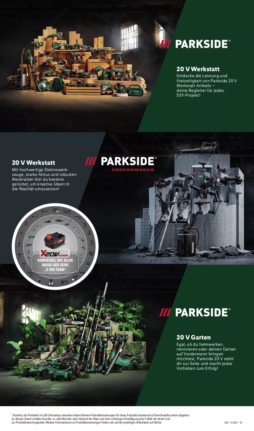 Aktueller Prospekt Lidl - Aktionsprospekt - von 15.01 bis 20.01.2024 - strona 15 - produkty: akku, decke, eis, Elektro, Garten, LG, mac, Parkside, Ria, ring, Ti, weck, werkzeug, werkzeuge