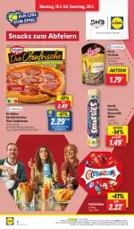 Gazetka promocyjna Lidl - Aktionsprospekt - Gazetka - ważna od 20.01 do 20.01.2024 - strona 10 - produkty: angebot, aoste stickado, coupon, die ofenfrische, Dr. Oetker, eier, elle, ndk, nestlé, Ofen, pizza, pizza tradizionale, Schal, Schale, smarties, snack, snacks, stickado, teller, Ti, tradizionale