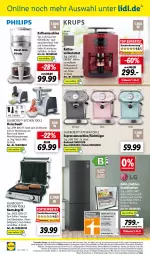 Gazetka promocyjna Lidl - Aktionsprospekt - Gazetka - ważna od 20.01 do 20.01.2024 - strona 48 - produkty: angebot, angebote, auto, eis, elle, espresso, fleisch, gefrierkombination, grill, grillplatte, HP, kaffee, kaffeemaschine, kaffeevollautomat, kontaktgrill, latte, leine, ndk, reis, rel, Schal, Schale, silvercrest, spülmaschinen, telefon, Ti, toast, uhr, weck, wurst