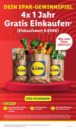 Gazetka promocyjna Lidl - Aktionsprospekt - Gazetka - ważna od 20.01 do 20.01.2024 - strona 53 - produkty: angebot, Bad, eis, gewinnspiel, gutschein, gutscheine, reis, Ti, Tüte, ZTE