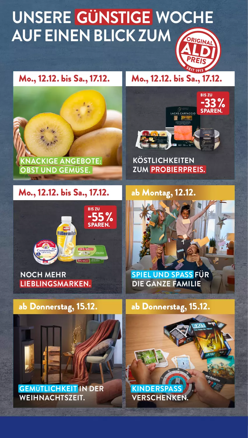 Aktueller Prospekt AldiSud - NÄCHSTE WOCHE - von 12.12 bis 17.12.2022 - strona 2 - produkty: angebot, angebote, bier, eis, Kinder, obst, Obst und Gemüse, reis, Ti, und gemüse