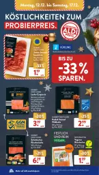 Gazetka promocyjna AldiSud - NÄCHSTE WOCHE - Gazetka - ważna od 17.12 do 17.12.2022 - strona 6 - produkty: ACC, aldi, bier, Carpaccio, dressing, eis, fisch, fische, Fischer, jamón serrano, lachs, Räucherlachs, reis, Schere, schnitten, schott, serrano, Ti, tisch, veggie, Wild, wildlachs