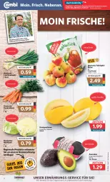 Gazetka promocyjna Combi - Prospekte - Gazetka - ważna od 09.09 do 09.09.2023 - strona 2 - produkty: angebot, angebote, avocado, avocados, beutel, Bundmöhren, früchte, honig, honigmelone, honigmelonen, Lauchzwiebel, lauchzwiebeln, lebensmittel, melone, melonen, möhren, regal, Schal, Schale, tafeläpfel, Ti, Weißkohl, zwiebel, zwiebeln