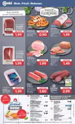 Gazetka promocyjna Combi - Prospekte - Gazetka - ważna od 09.09 do 09.09.2023 - strona 6 - produkty: auer, axe, beef, Bergkäse, braten, brötchen, cevapcici, corned beef, Edelsalami, eis, elle, fleisch, gewürz, Gewürzmischung, grill, grillhaxe, Hähnchenschnitzel, Hausmacher, Haxe, heidefrühstück, Hendl, hering, Herings, kartoffel, kartoffeln, Käse, kernschinken, kochschinken, krakauer, lachs, LG, mac, Mett, mettwurst, mit zwiebeln, möhren, Müller, Nackensteak, natur, Ofen, paprika, reis, ring, rotkohl, salami, salat, sauce, schinken, schnitzel, schwein, schweine, schweinefleisch, Schweinelachs, Semmel, snack, Soße, Sport, steak, Streichzart, Ti, tisch, tomate, tomaten, uhr, wein, weine, wurst, zwiebel, zwiebeln