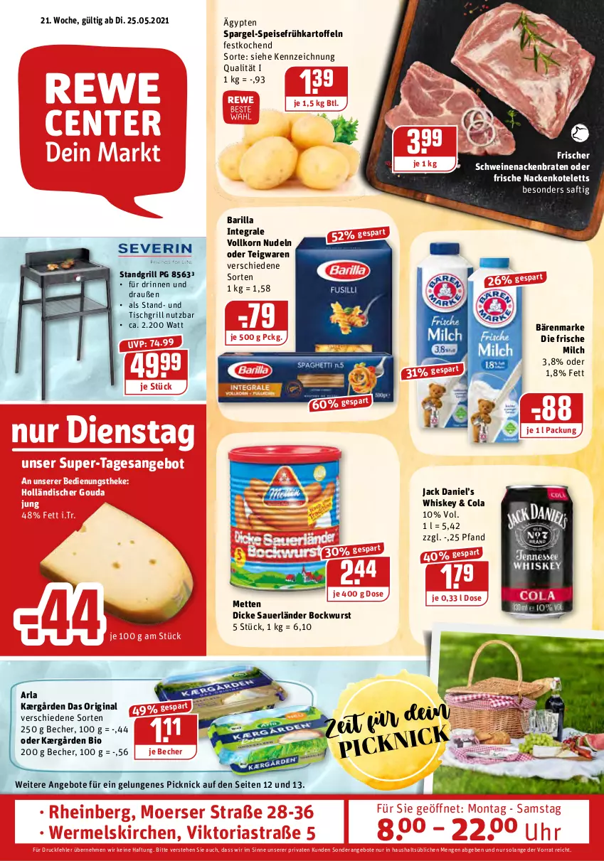 Aktueller Prospekt Rewe - Prospekte - von 25.05 bis 29.05.2021 - strona 1