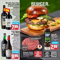 Gazetka promocyjna Hit - Grillbroschüre - Gazetka - ważna od 23.06 do 23.06.2024 - strona 16 - produkty: aktionspreis, asti, bourbon, burger, cabernet, cabernet sauvignon, eis, elle, flasche, fleisch, hackfleisch, hamburger, heinz, HP, kraft, mac, natur, pfeffer, primitivo, reis, resa, rezept, rind, rinder, rinderhackfleisch, sauce, sauvignon, Ti, wein, weine, whiskey, zonin