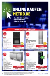 Gazetka promocyjna Metro - Online: Wochen-Angebote - Gazetka - ważna od 18.05 do 18.05.2025 - strona 1 - produkty: angebot, angebote, arbeitsplatte, aust, auto, Bau, brut, einbauherd, einbauherdset, eis, ente, erde, garraum, gefrierkombination, glaskeramik, glaskeramikkochfeld, herdset, kochfeld, küche, Küchen, kühl-gefrierkombination, kühlschrank, latte, Metro, Mode, ndk, Rauch, reis, Ria, rwe, Schrank, schubladen, Ti, tisch