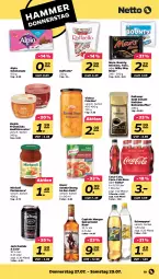 Gazetka promocyjna Netto - Woche 30 - Gazetka - ważna od 29.07 do 29.07.2023 - strona 19 - produkty: alpia, bohne, bohnen, bohnenkaffee, bounty, Cap, captain morgan, coca-cola, cola, dallmayr, dallmayr gold, fanta, flasche, früchte, jack daniel, jack daniels, kaffee, knorr, konfitüre, konfitüre extra, löslicher bohnenkaffee, mars, milky way, Mirácoli, pasta, raffaello, rum, salat, salatkrönung, sauce, schoko, schokolade, schweppes, snickers, Ti, twix, zentis